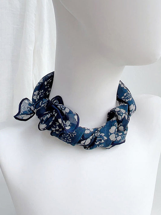 Ramie Vintage Print Handkerchief 5