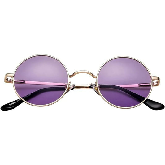 Retro Round Polarized Sunglasses - Lenno 0