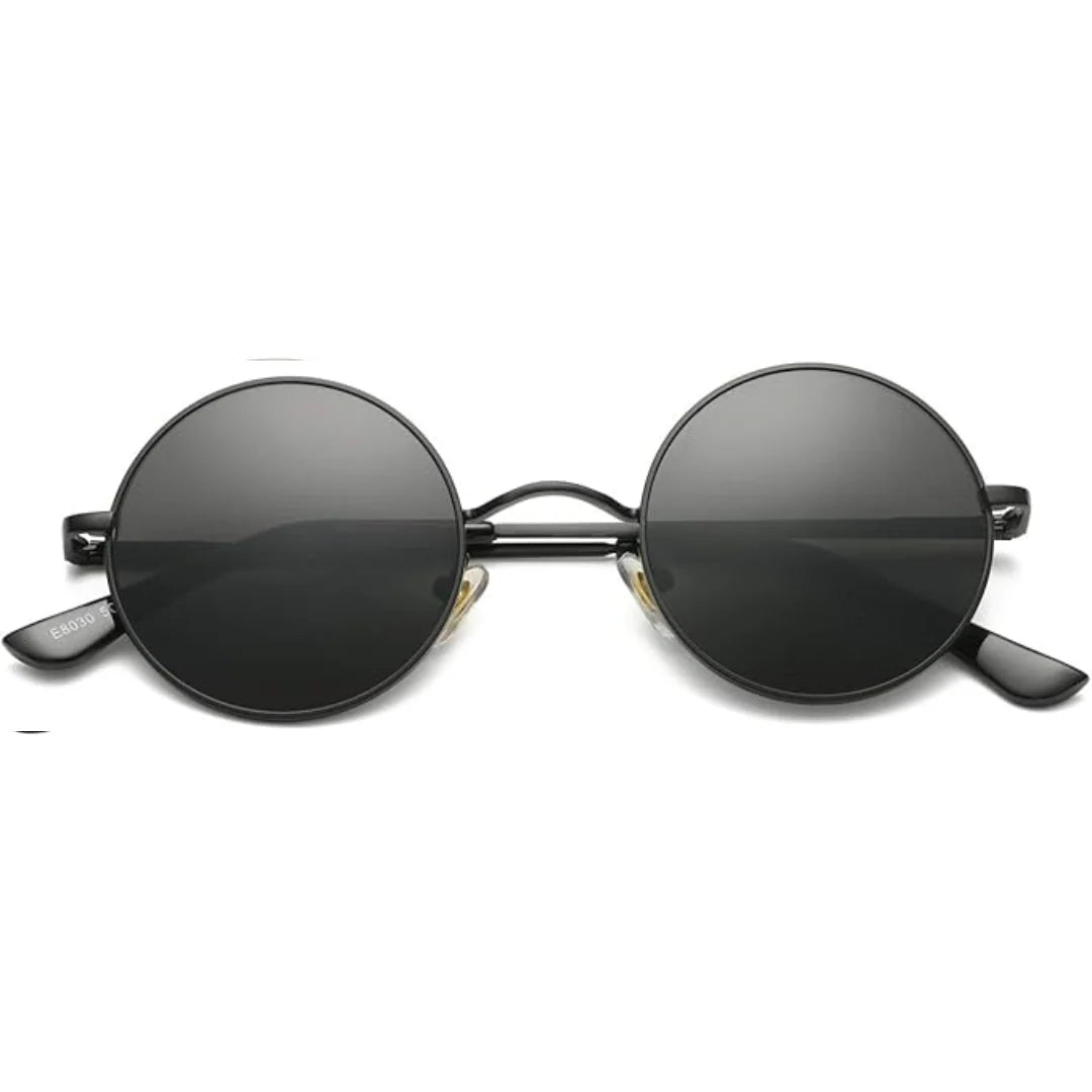Retro Round Polarized Sunglasses - Lenno 3