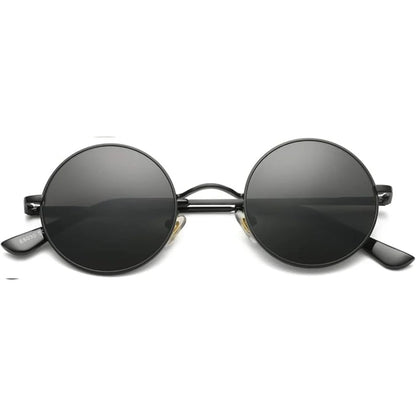 Retro Round Polarized Sunglasses - Lenno 3