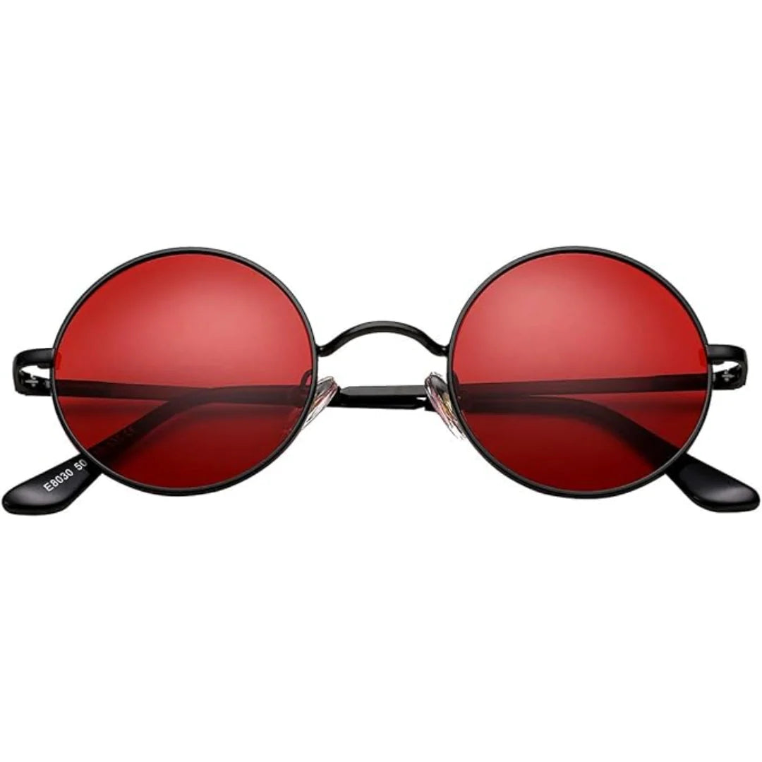Retro Round Polarized Sunglasses - Lenno 4