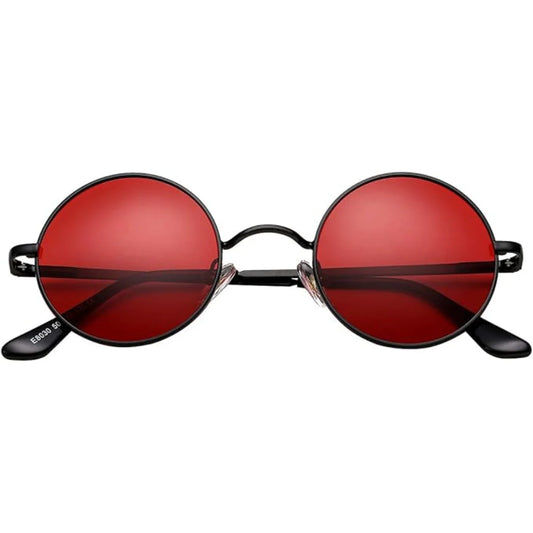 Retro Round Polarized Sunglasses - Lenno 4