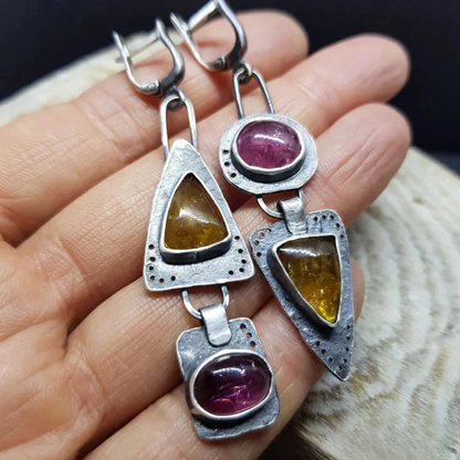 Retro Triangular Earrings 2