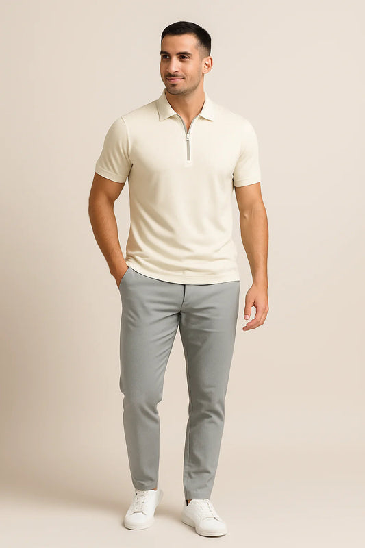 Robert Zip Polo Shirt – Slim Fit 5