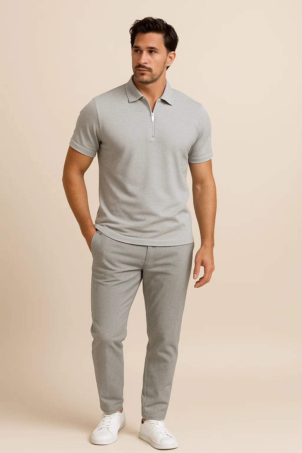 Robert Zip Polo Shirt – Slim Fit 6