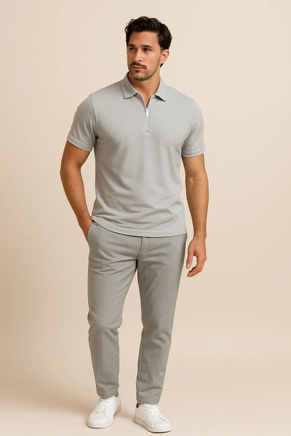 Robert Zip Polo Shirt – Slim Fit 6