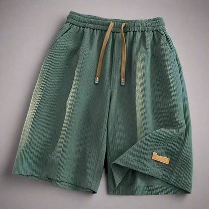 Rosario | Ribbed Relaxed Fit Shorts 0