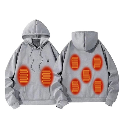 Heated Hoodie Mens | Intelligent Heating Technology with Weather-Resistant Fabric | Ultimate Warmth for Cold Days 3
