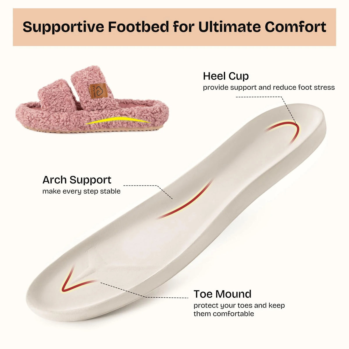 Cozy Chic Open-Toe House Slippers