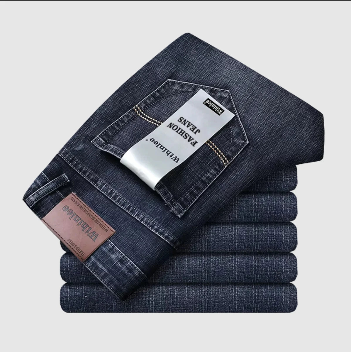 Essential Men's Classic Straight Jeans