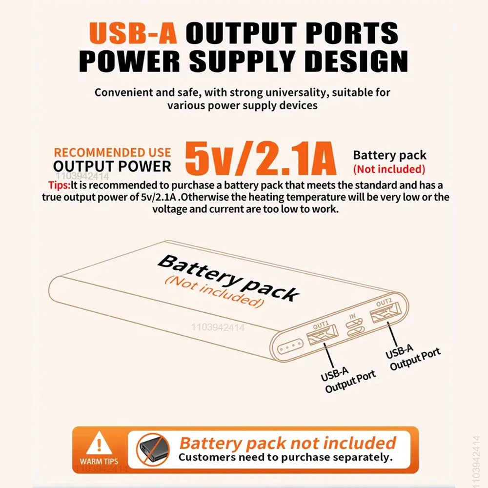 Heated Jacket | USB Heated Jacket with 9-Zone Heating Technology | Water-Resistant Design for Ultimate Warmth 10