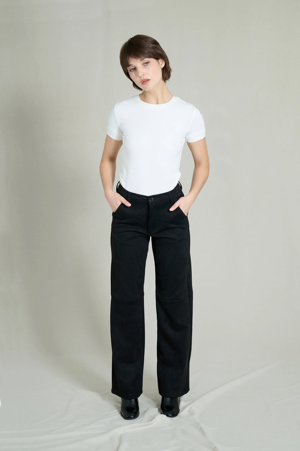 SUEDE PANTS 0
