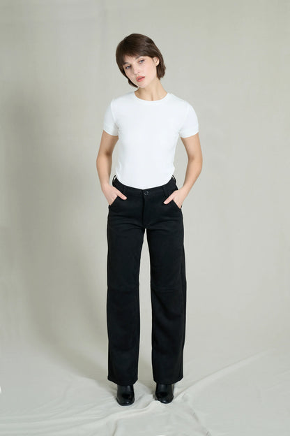 SUEDE PANTS 0