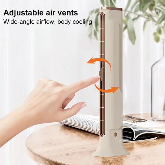 USB DesktopTower Fan Fan Quiet Air Condition Fan Vertical and Horizontal for Bedroom Home Office Room