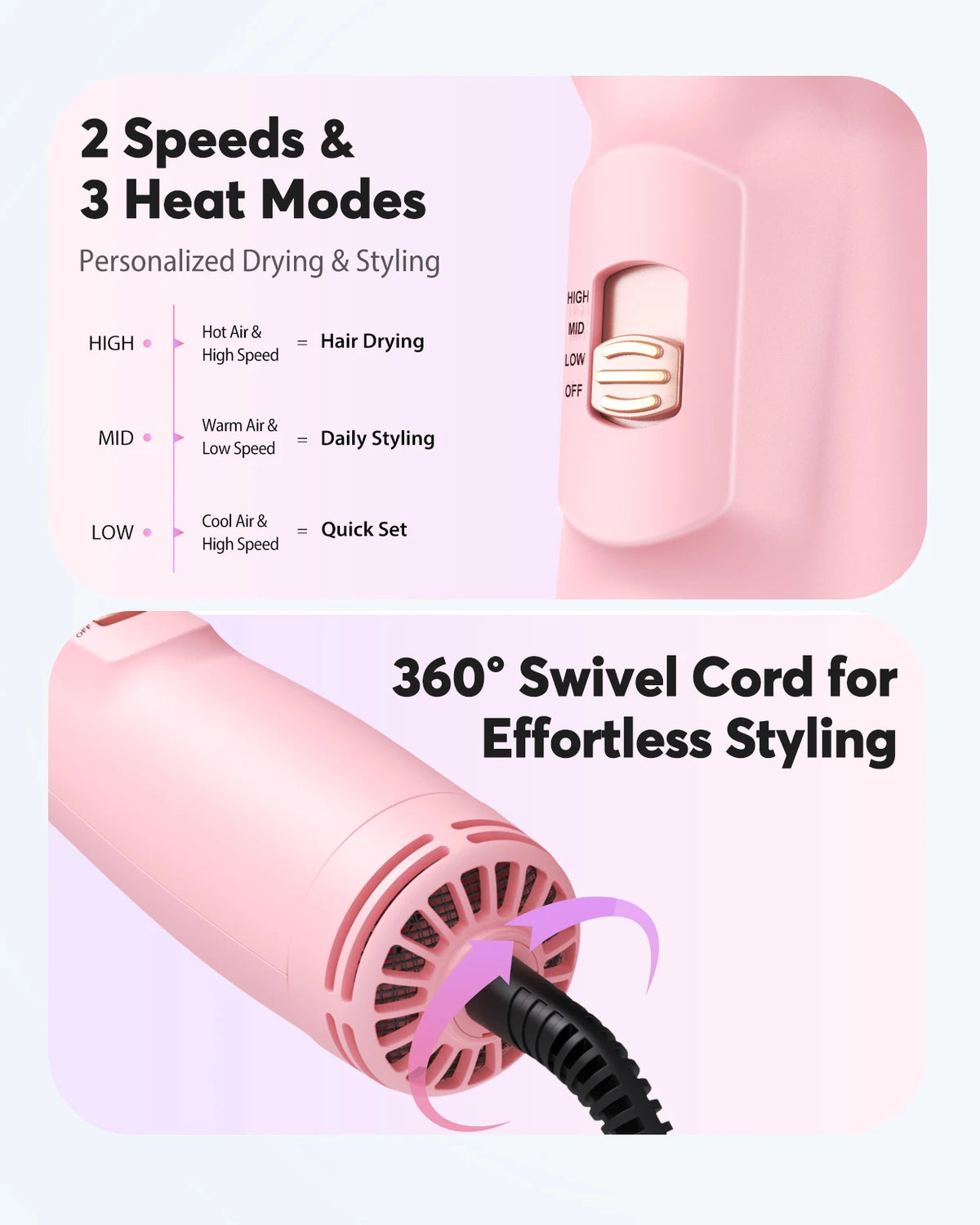 Travel-Ready All-in-One Hair Styler