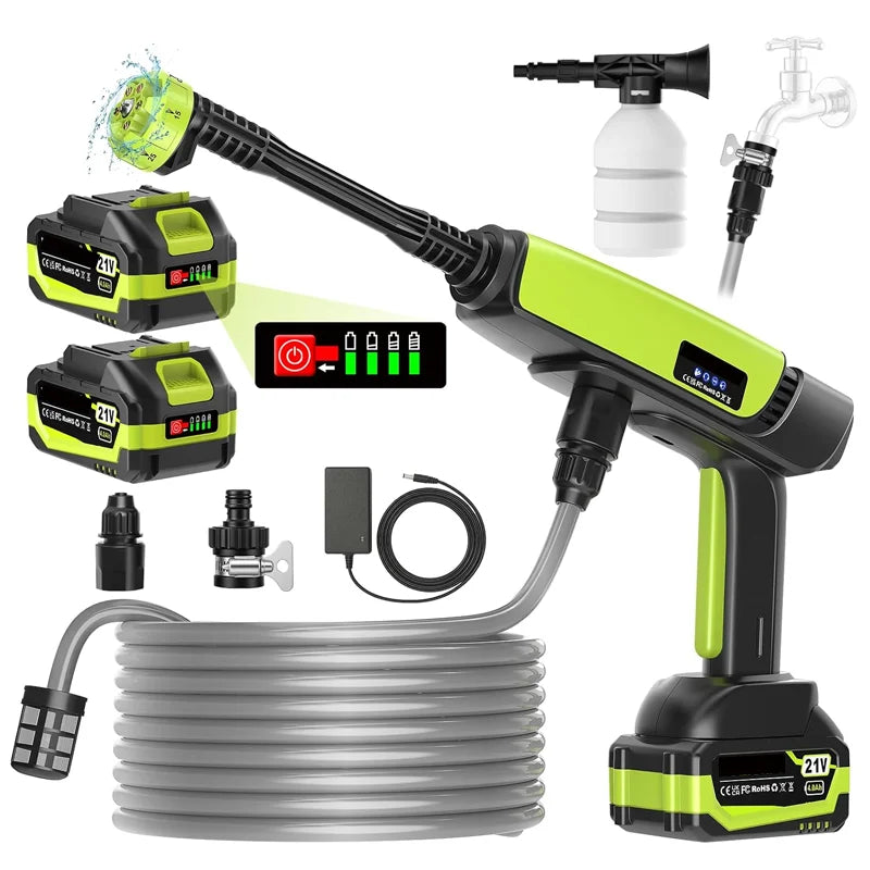 Portable High-Pressure Car Wash Gun