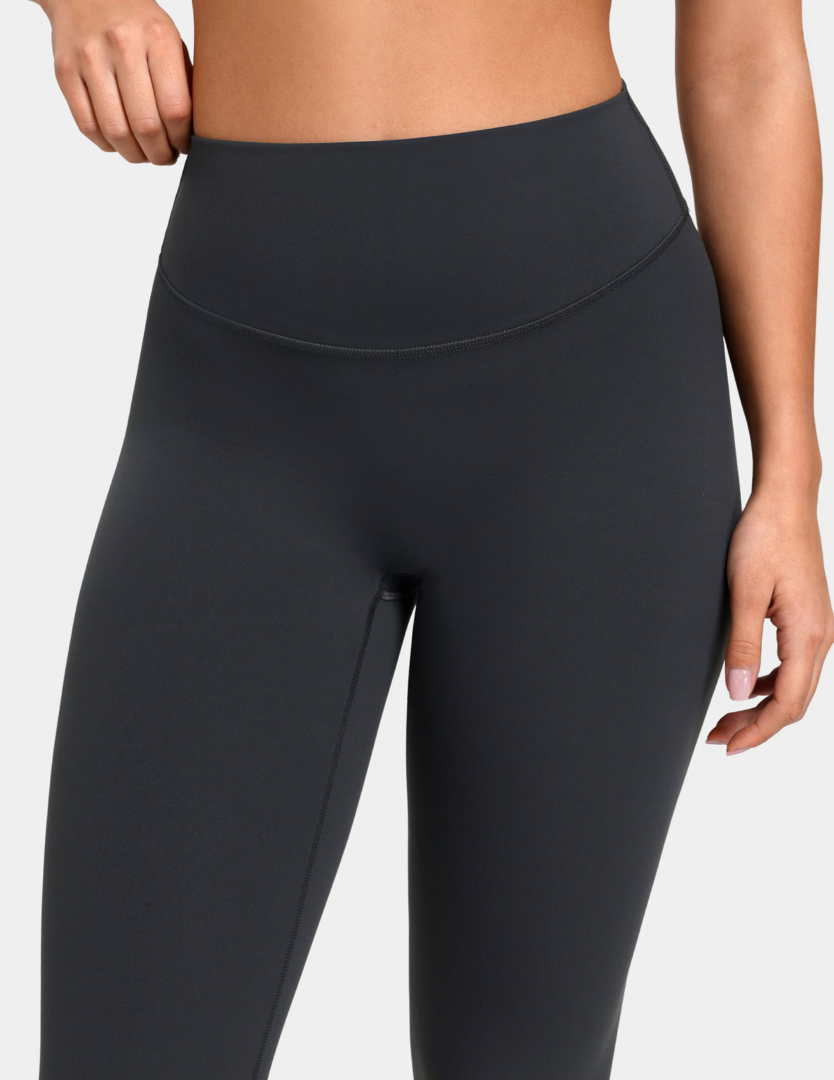 Sculptiva High Waisted No Front Seam Butt Scrunch 25'' Workout Legging 6
