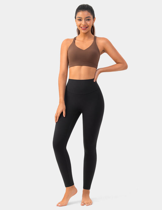 Sculptiva High Waisted No Front Seam Butt Scrunch 28'' Workout Legging 1