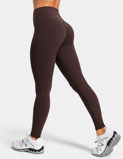 Sculptiva High Waisted No Front Seam Butt Scrunch 28'' Workout Legging 5