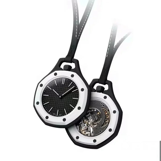 Pocket Watch Octagonal Pop Style Neck Quartz Movement Candy Color Quartz Watch Color Niche Personality Removable 2026 New Hot