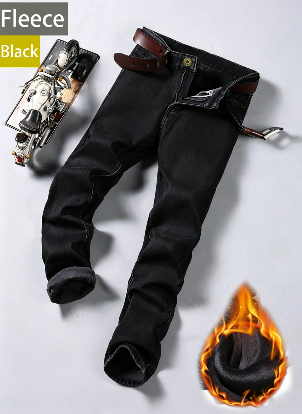 Essential Men's Classic Straight Jeans