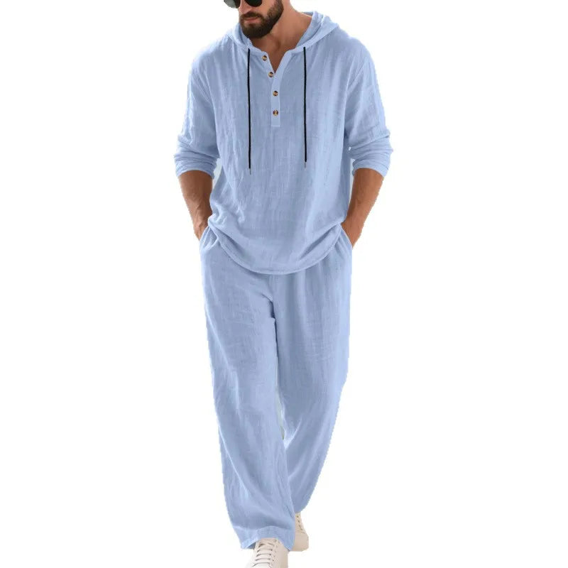 Effortless Linen Travel Suit