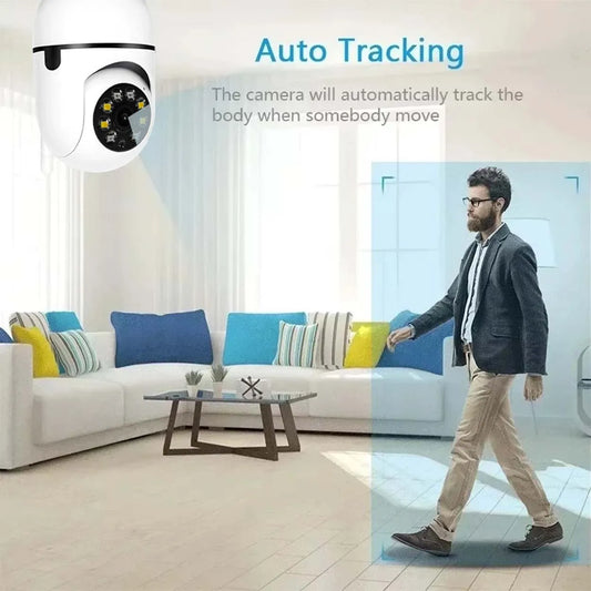 Securexpert 2K Smart Baby Monitor 360° PTZ Auto Tracking AI Sound Detection Color Night Vision Home Security Camera O-KAM Pro 1