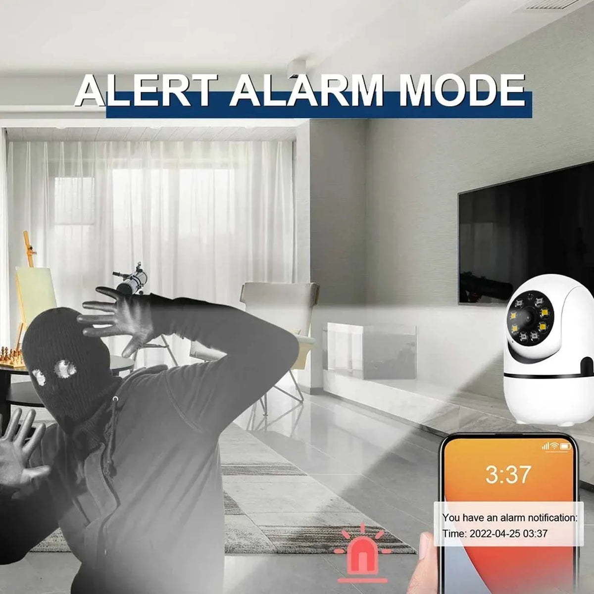Securexpert 2K Smart Baby Monitor 360° PTZ Auto Tracking AI Sound Detection Color Night Vision Home Security Camera O-KAM Pro 4