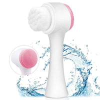 Silicone Facial Cleansing Brush | Double-Sided Scrubber for Deep Cleaning & Exfoliation 0