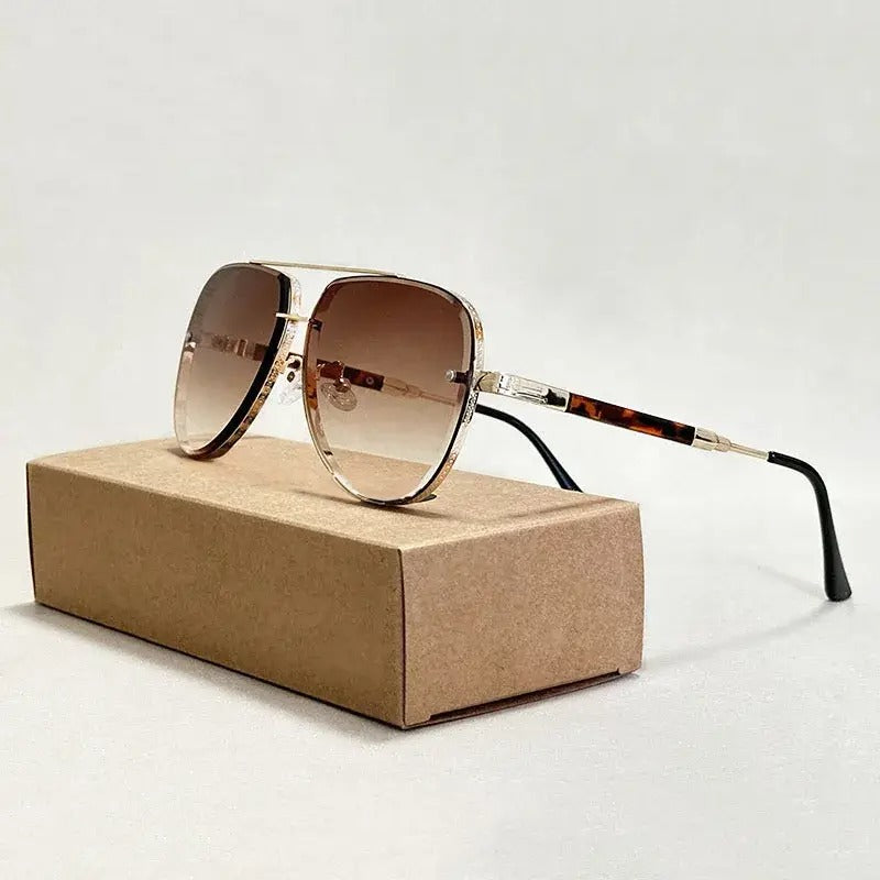 Silvio | Classic Aviator Gradient Sunglasses 2