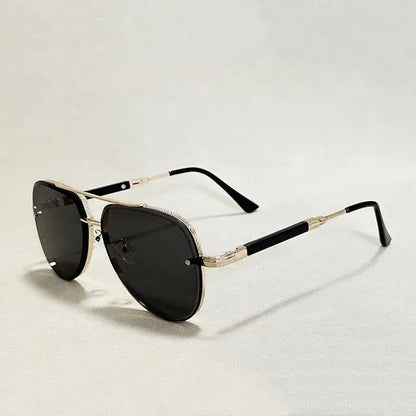 Silvio | Classic Aviator Gradient Sunglasses 6