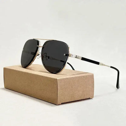 Silvio | Classic Aviator Gradient Sunglasses 7