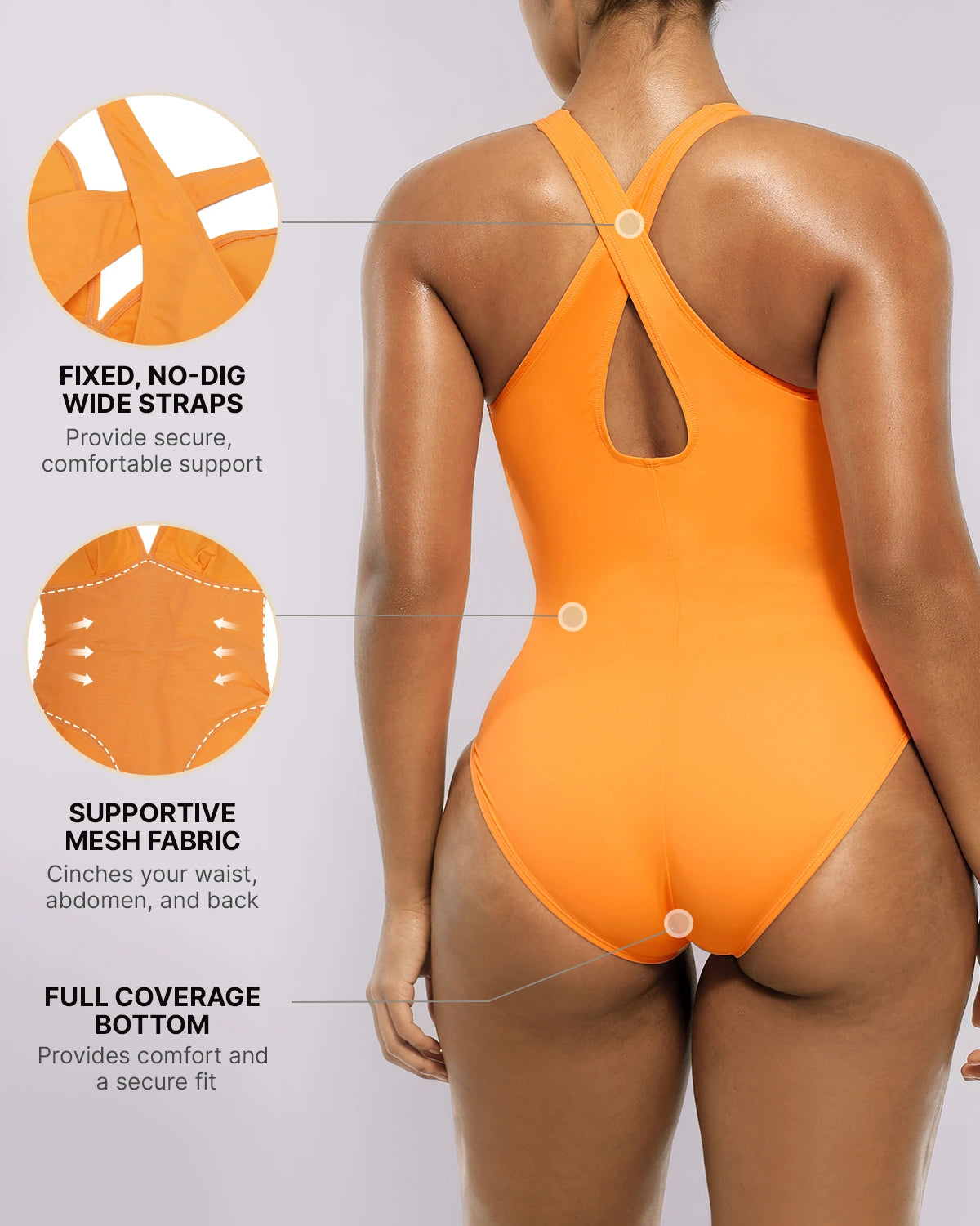 Smart Sculpt™ Plunge Corset Shaping Swimsuit 2