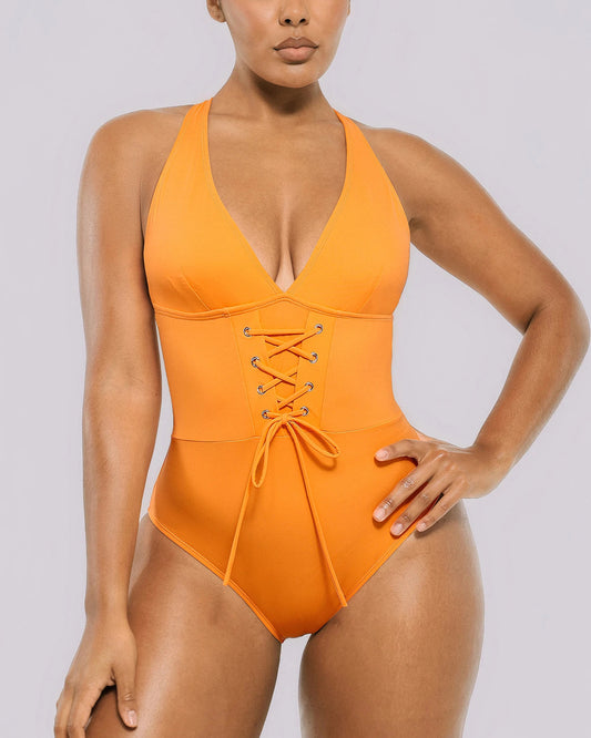 Smart Sculpt™ Plunge Corset Shaping Swimsuit 6