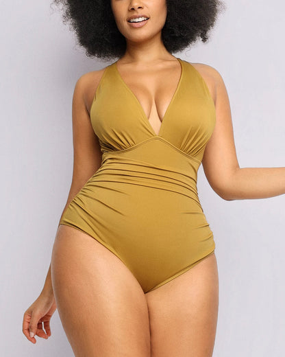 Smart Sculpt™ Plunge Cutout Swimsuit 3