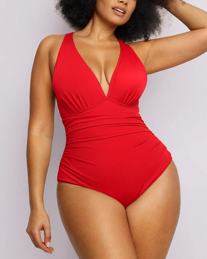 Smart Sculpt™ Plunge Cutout Swimsuit 6