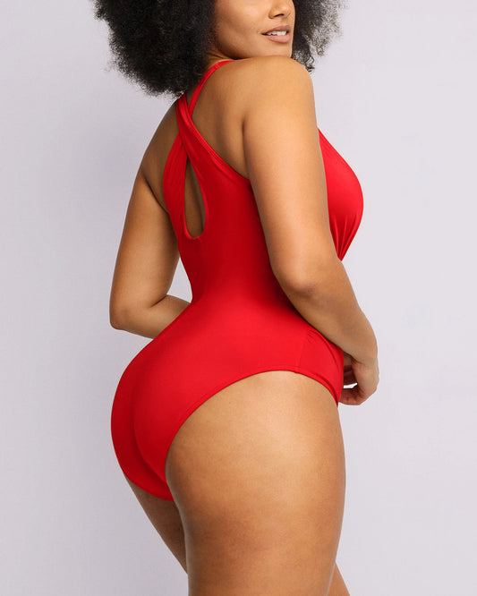 Smart Sculpt™ Plunge Cutout Swimsuit 7