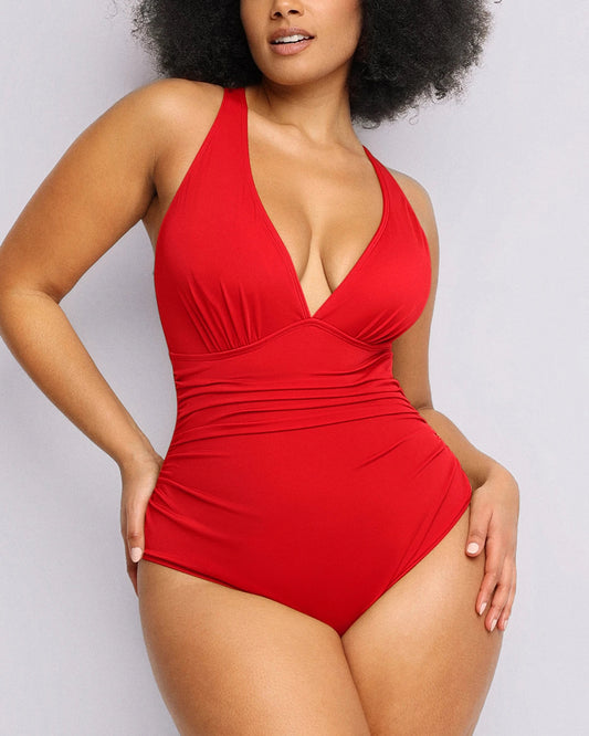 Smart Sculpt™ Plunge Cutout Swimsuit 8
