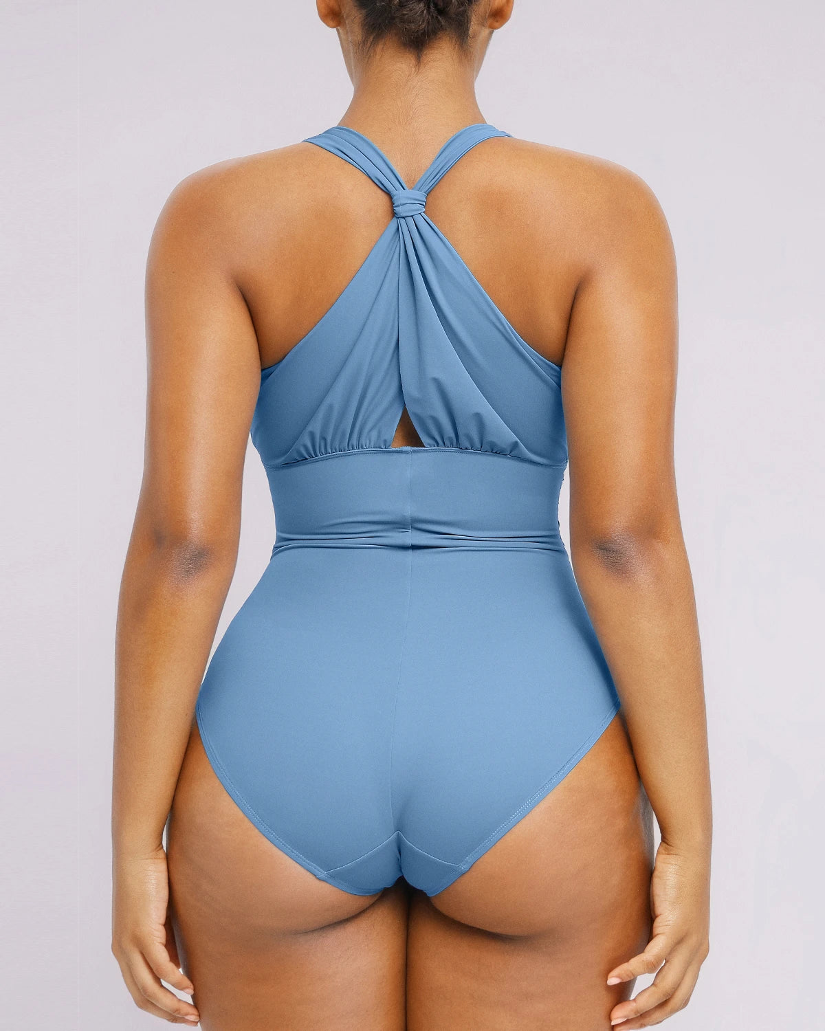 Smart Sculpt™ Ruched Twist-Front Shaping Swimsuit 3
