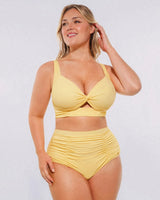 Smart Sculpt™ Twist-Front Bikini Top & High-Waisted Bottom Set 0