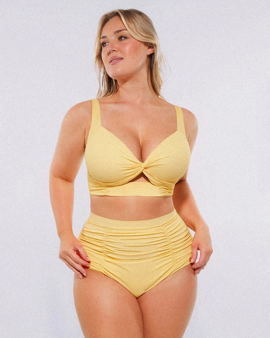 Smart Sculpt™ Twist-Front Bikini Top & High-Waisted Bottom Set 6