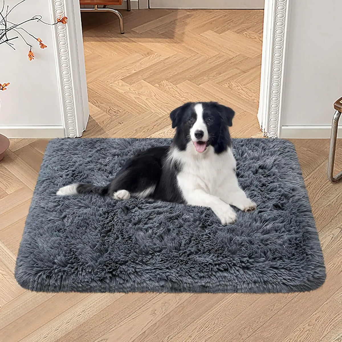Soft Silk & Wool Pet Mat with Plush Comfort | Durable & Easy to Clean for Cozy Pet Resting 0