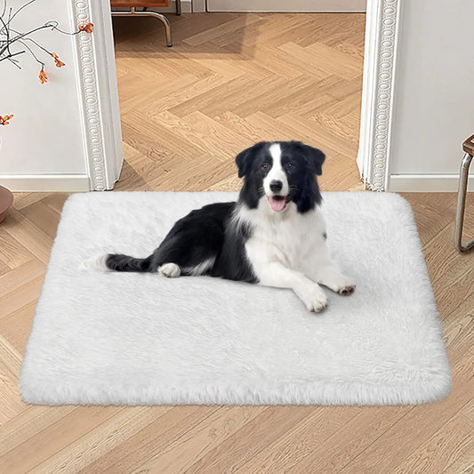 Soft Silk & Wool Pet Mat with Plush Comfort | Durable & Easy to Clean for Cozy Pet Resting 2