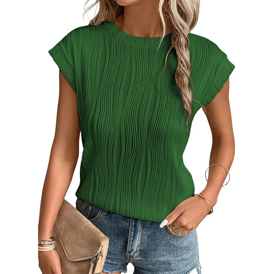 Solid Casual Loose Blouses For Women Fashion 2024 Summer Vintage Women's Oversized Shirts And Blouses Elegant Youth Female Tops 11