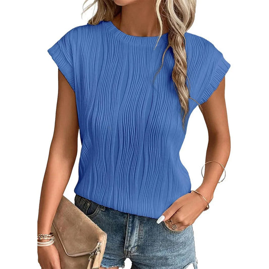 Solid Casual Loose Blouses For Women Fashion 2024 Summer Vintage Women's Oversized Shirts And Blouses Elegant Youth Female Tops 2