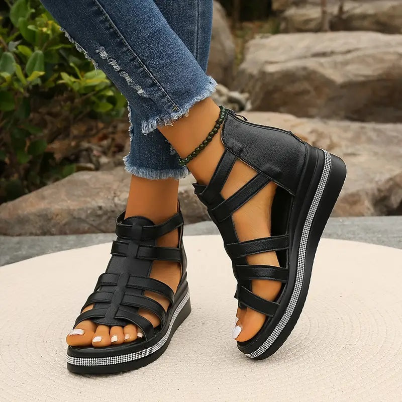 Sophia | Chic Strappy Platform Sandals for Women 0