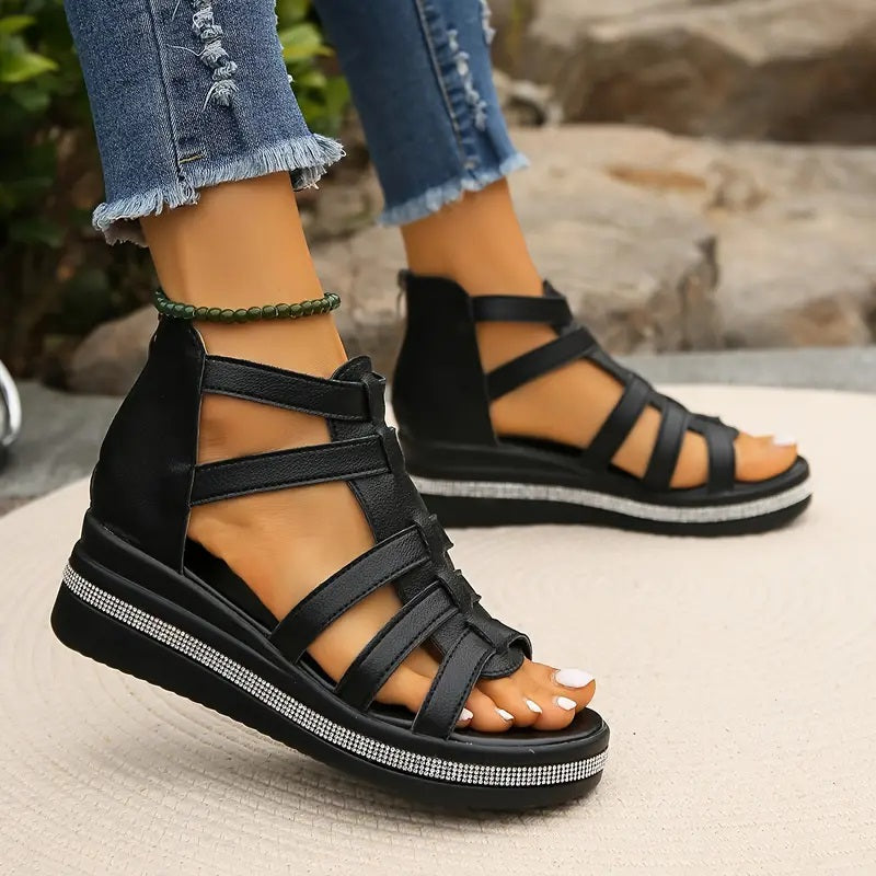 Sophia | Chic Strappy Platform Sandals for Women 2