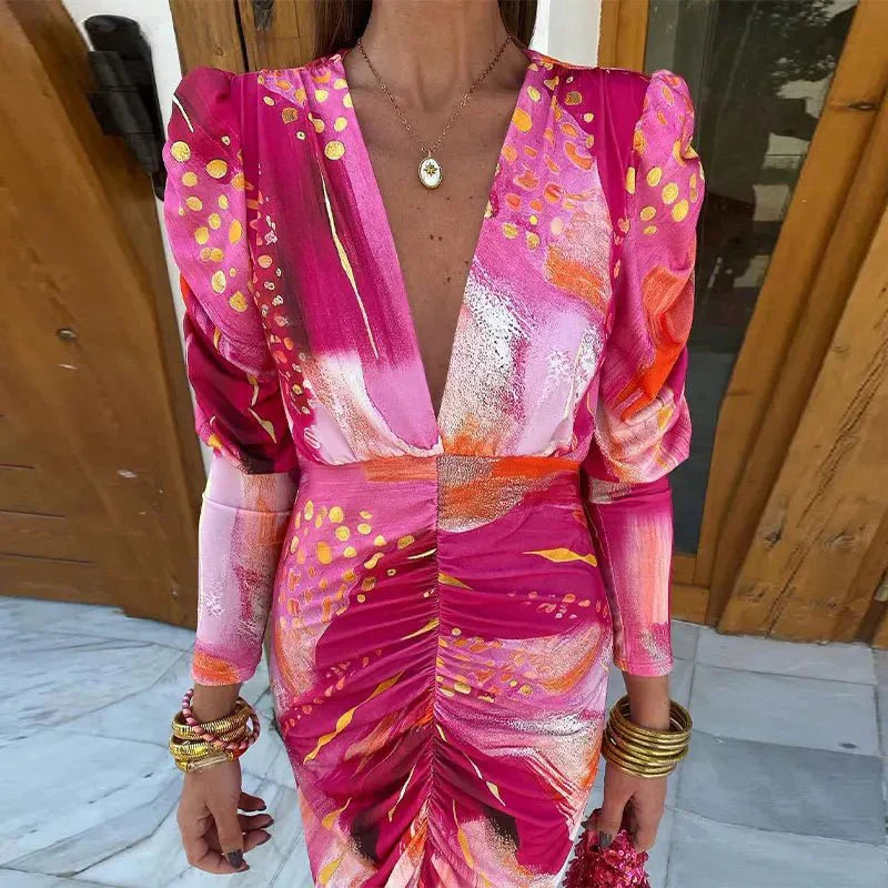 Sophia | Elegant Long Sleeve Maxi Dress for Women 1