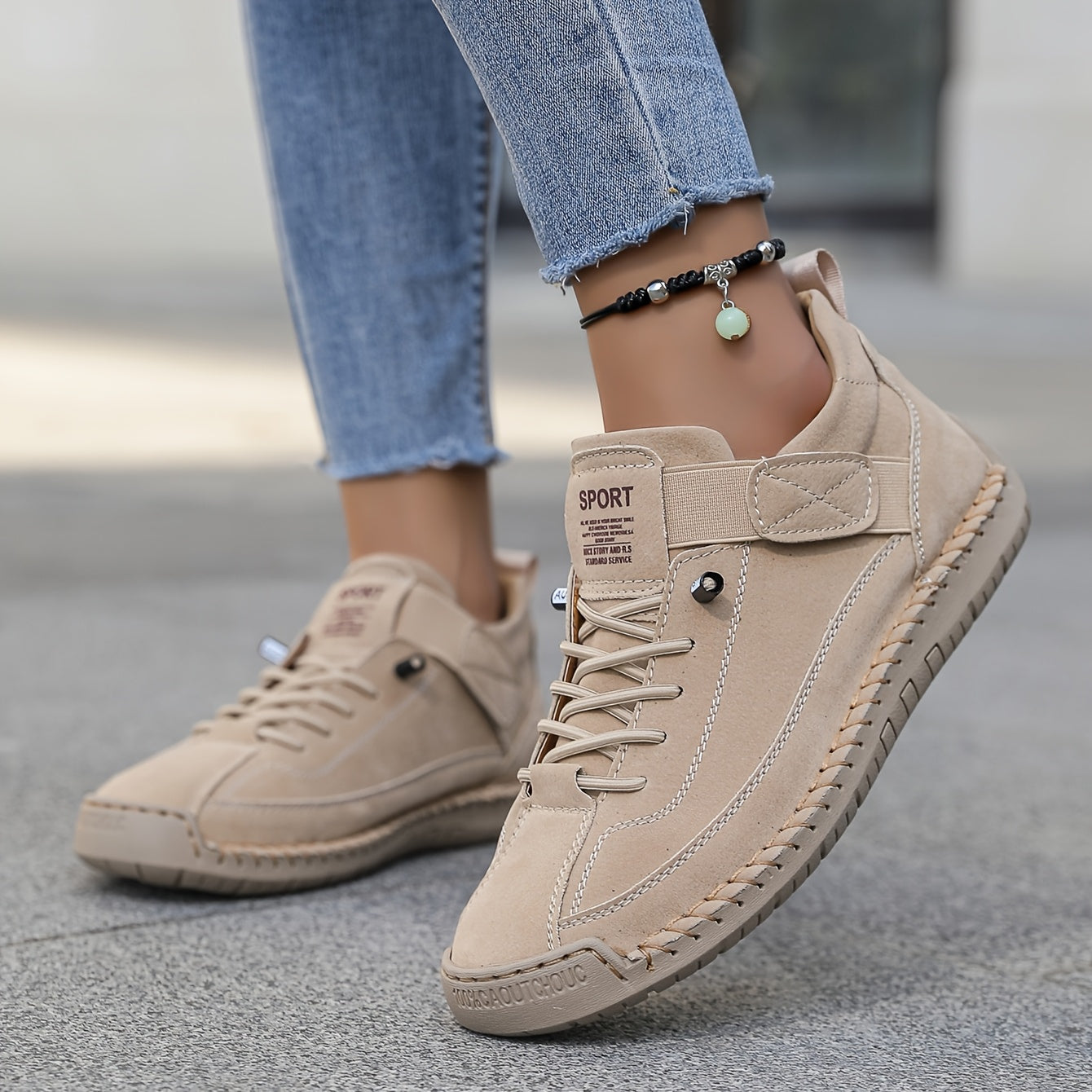 Sophia | Stylish Casual Lace-Up Sneakers 0