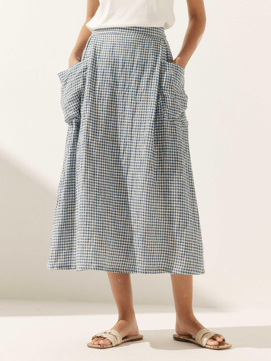 Sophie | Breezy A-Line Maxi Skirt with Pockets 0